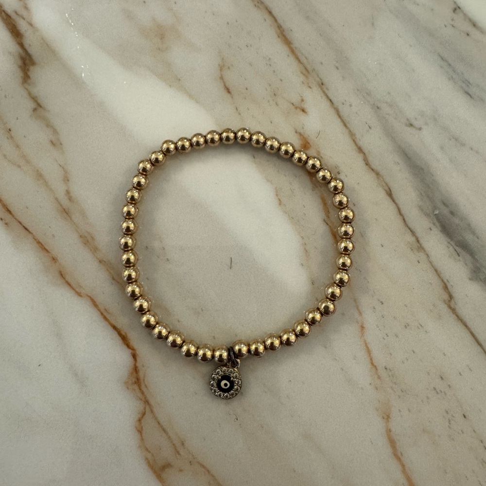 Alexa Leigh evil eye bracelet